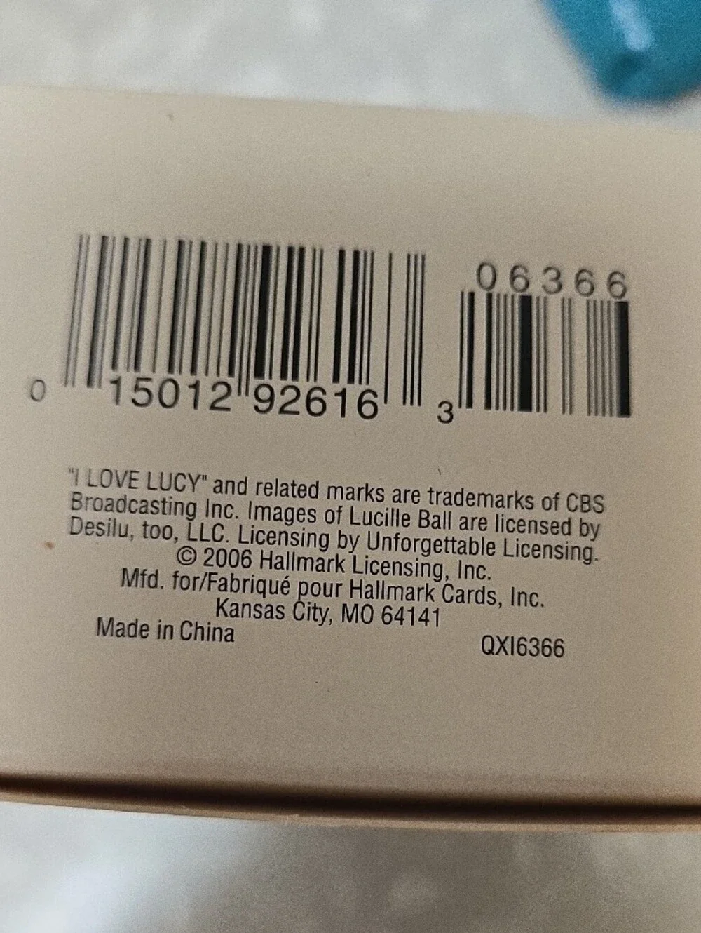 Hallmark Keepsake 2006 'Hello, Ricky?' I Love Lucy Ornament